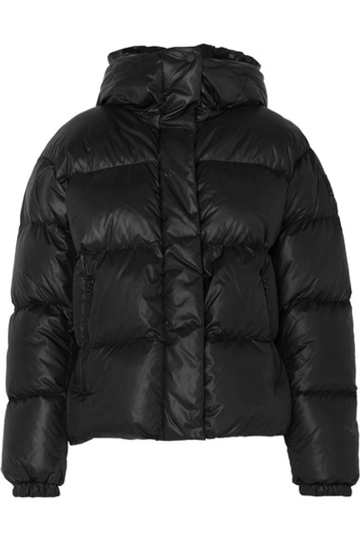 Shop Bogner Fire+ice Ranja Oversized Cropped Hooded Quilted Down Ski Jacket In Black