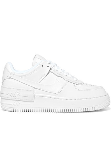 nike air force 1 shadow triple white sneakers