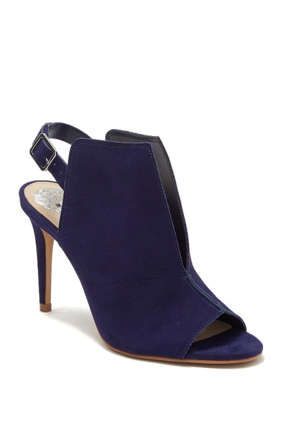 Shop Vince Camuto Catina Slingback Heeled Sandal In New Navy02