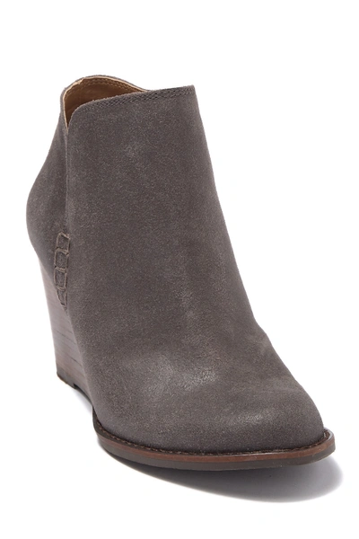 Shop Lucky Brand Yimme Wedge Heel Boot In Storm 04