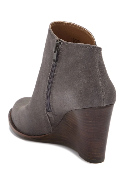 Shop Lucky Brand Yimme Wedge Heel Boot In Storm 04
