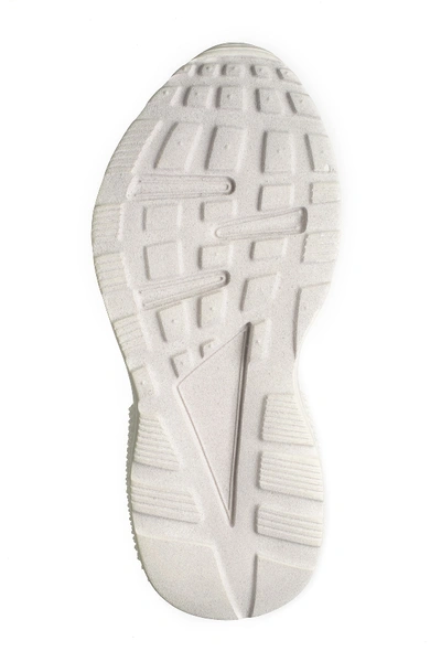 Shop Steve Madden Reverse Leather & Suede Snake Embossed Sneaker In White Mult