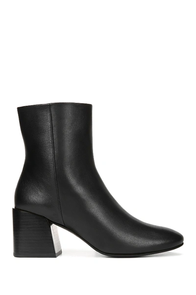 Shop Via Spiga Daelyn Stacked Block Heel Bootie In Black