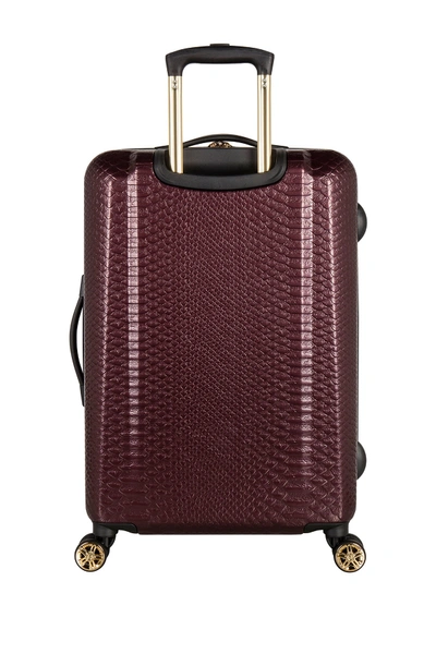 Shop Vince Camuto Monikka 24" Embossed Hardside Spinner Suitcase In Winetasting