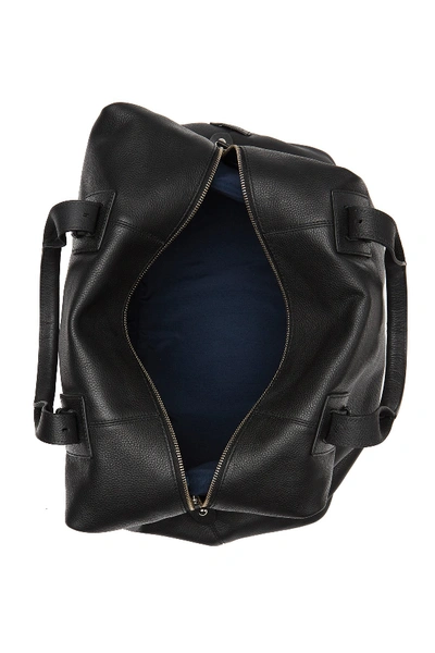 Shop Cole Haan Leather Duffel Bag In Black