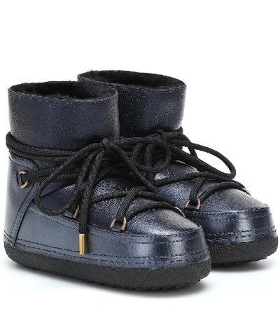 Shop Inuikii Classic Leather Boots In Blue