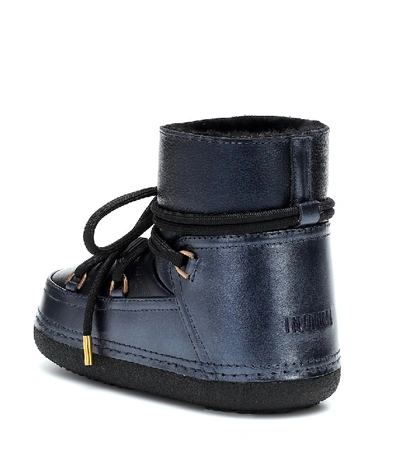 Shop Inuikii Classic Leather Boots In Blue