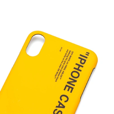 Shop Off-white Iphone Xs Max Quote Case In Orange