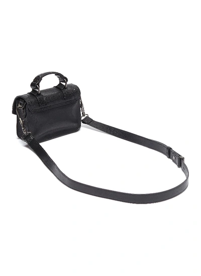 Shop Proenza Schouler 'ps1' Buckle Leather Micro Shoulder Bag