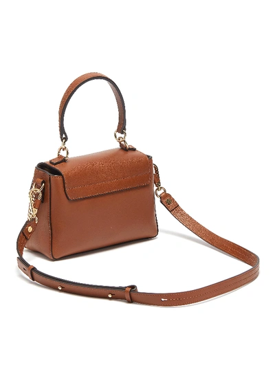 Shop Chloé 'faye Day' Mini Leather Shoulder Bag