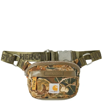 Shop Heron Preston X Carhartt Wip Waist Pack In Green