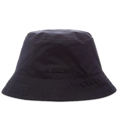 Shop Norse Projects Gore-tex Bucket Hat In Blue