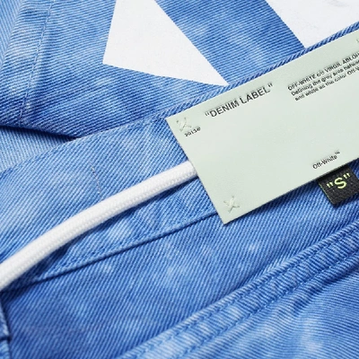 Shop Off-white End. X  "chemical Wash" Jean In Blue