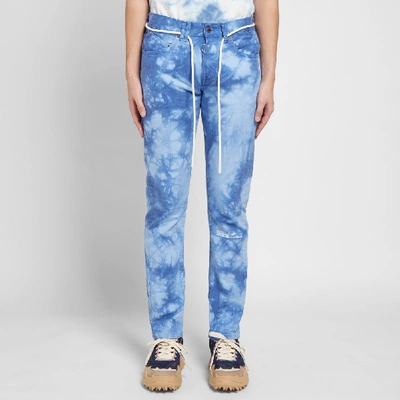 Shop Off-white End. X  "chemical Wash" Jean In Blue