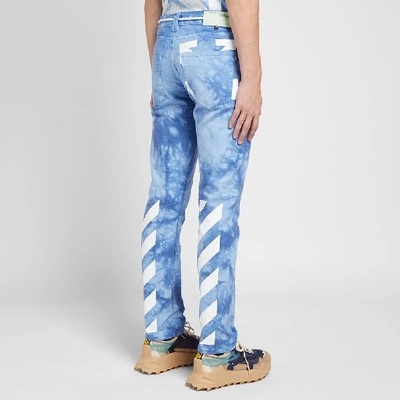 Shop Off-white End. X  "chemical Wash" Jean In Blue