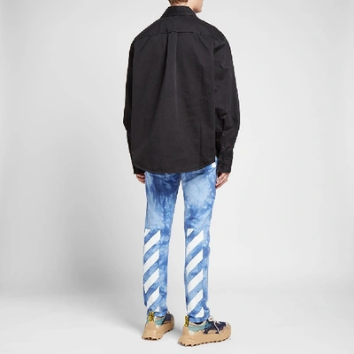 Shop Off-white End. X  "chemical Wash" Jean In Blue