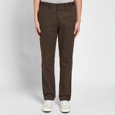 Shop Norse Projects Aros Heavy Chino In Green