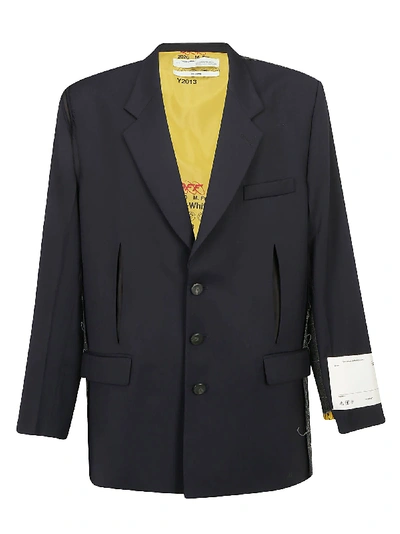 Off-white Reconstructed Jacket In Multicolor
