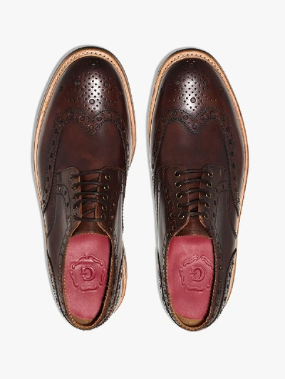 Shop Grenson 'archie' Budapester In Braun