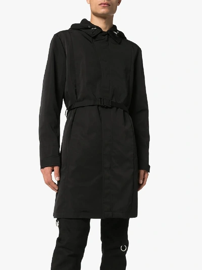 Shop Alyx 1017  9sm Belted Trench Coat In Black