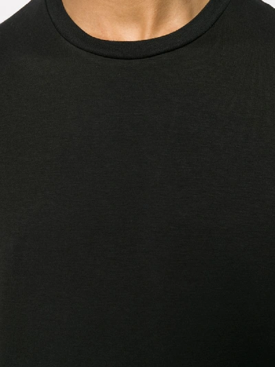 Shop Altea Plain Short-sleeve T-shirt In Black