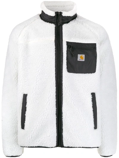 Shop Carhartt Prentis Faux-fur Jacket In White