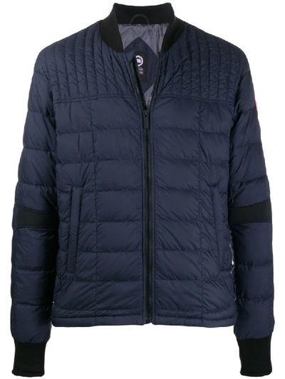 Shop Canada Goose Dunham Padded Jacket In Blue