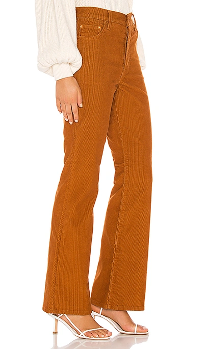 Shop Levi's Ribcage Flare In Caramel Cafe Cord