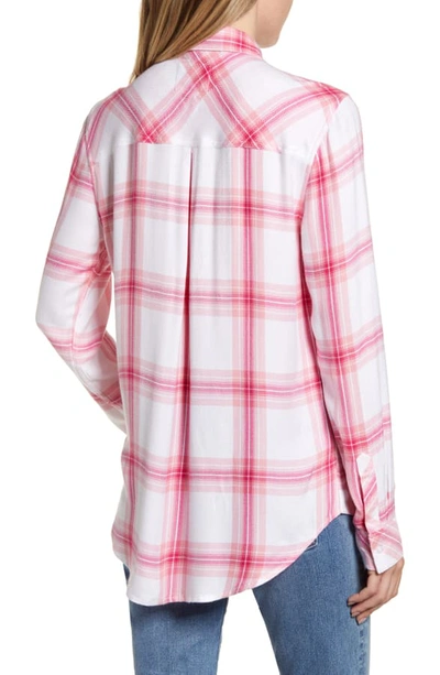 Shop Rails Hunter Plaid Shirt In Warrior Pink