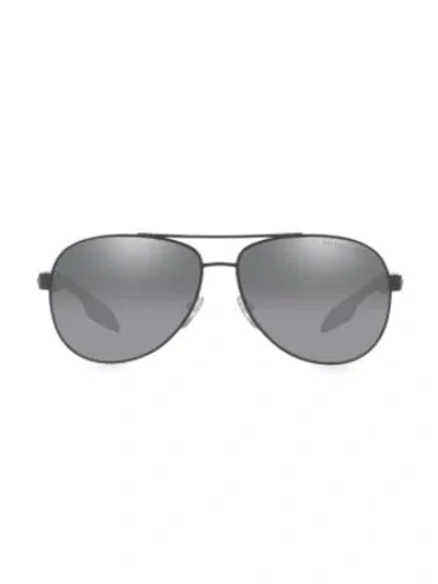 Shop Prada Lifestyle 62mm Square Sunglasses In Black