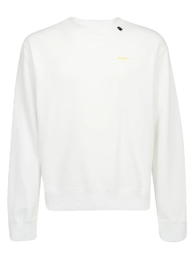 Shop Off-white Sweatshirt In White Yell