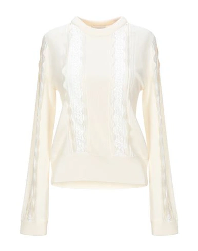Shop Chloé Sweater In Ivory