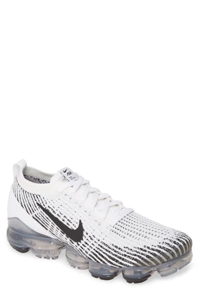Shop Nike Air Vapormax Flyknit 3 Sneaker In White/ Black/ White