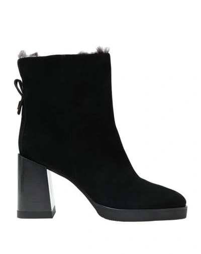 Shop Furla Ankle Boots In Black