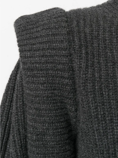 Shop Isabel Marant Beatsy Wool Dress In Grey