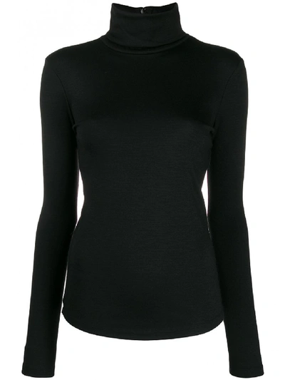 Shop Isabel Marant Doyela Wool Turtle Neck Sweater In Black