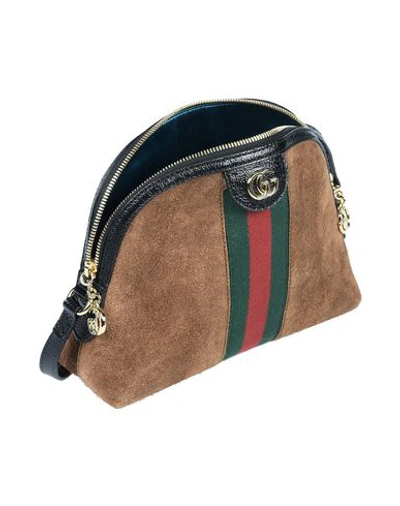 Shop Gucci Cross-body Bags In Brown