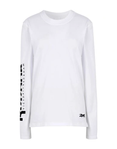 Shop Victoria Beckham T-shirts In White