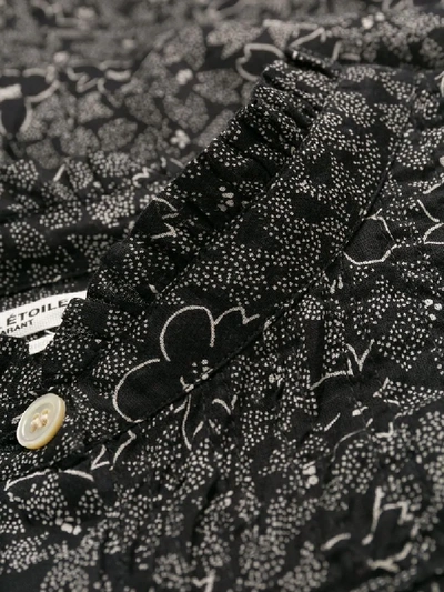Shop Isabel Marant Étoile Liddy Floral Print Jumpsuit In Black