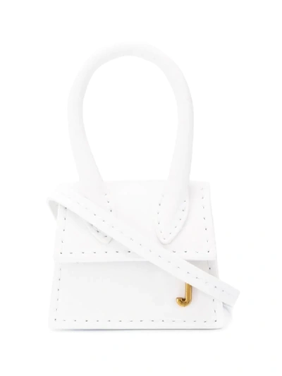 Shop Jacquemus Le Chiquito Mini Bag In White