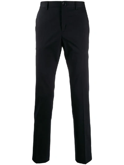 Shop Paul Smith Tailored Chino Trousers In Blue