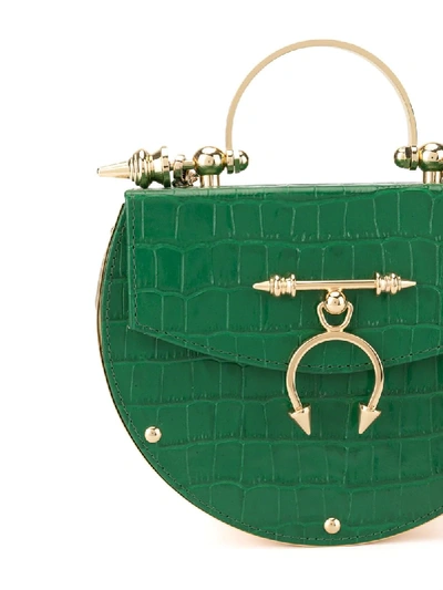 Shop Okhtein Handtasche Mit Prägung In Green