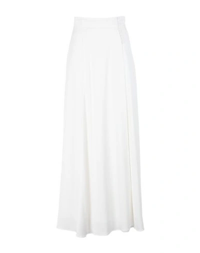Shop Ivy & Oak Long Skirts In White