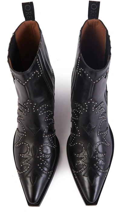 Shop Sartore Flamme Ankle Boots In Parma Nero