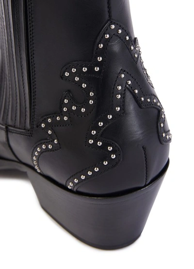 Shop Sartore Flamme Ankle Boots In Parma Nero