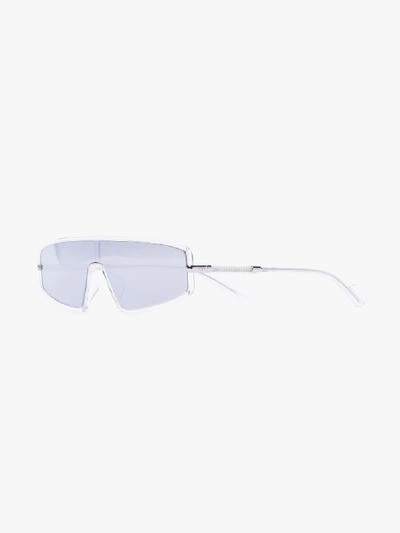 Shop Dior Eyewear Metallic Mercure Mirrored Sunglasses
