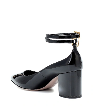 Shop Valentino Patent-leather Pumps In Black