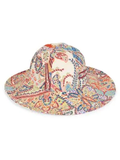 Shop Etro Colorful Paisley Bucket Hat In Multi