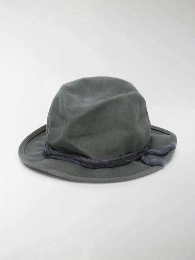 Shop Super Duper Hats Hobo Fedora Hat In Grey
