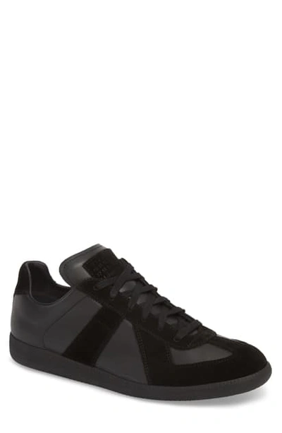 Shop Mm6 Maison Margiela Replica Low Top Sneaker In Black